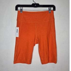 NWT Outdoor Voices Warmup 10" biker shorts - small - clementine orange